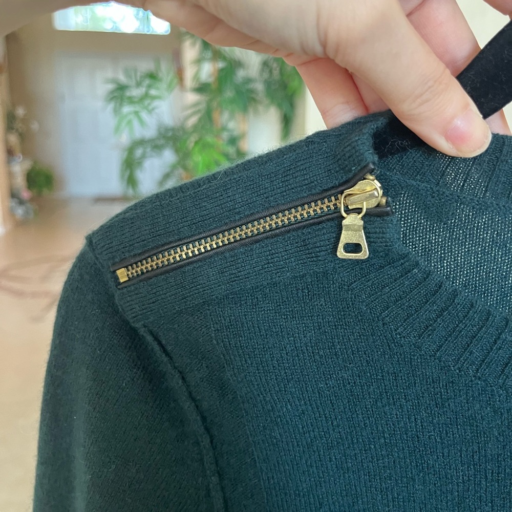 Club Monaco | Cashmere Sweater | Small | Hunter Green